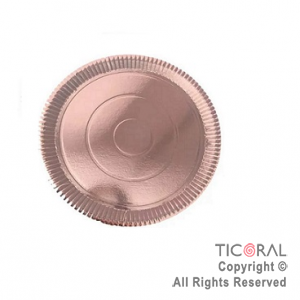 PLATO LAMINADO ROSA GOLD N.18 18CM x 10
